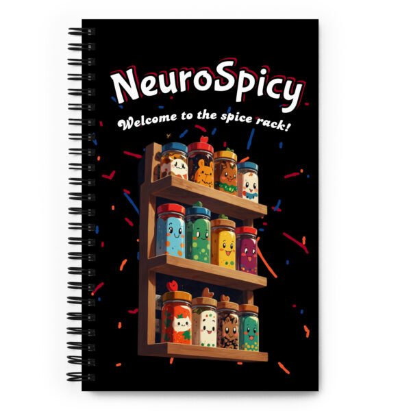NeuroSpicy Notes Spiral notebook