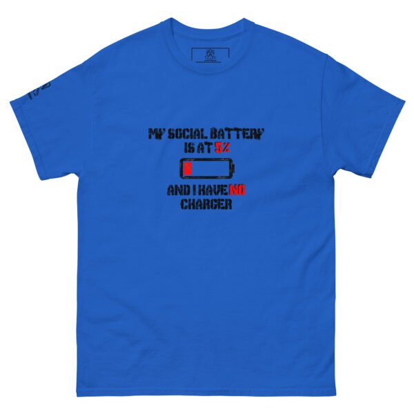 Social Battery Classic Unisex Tee - Image 2