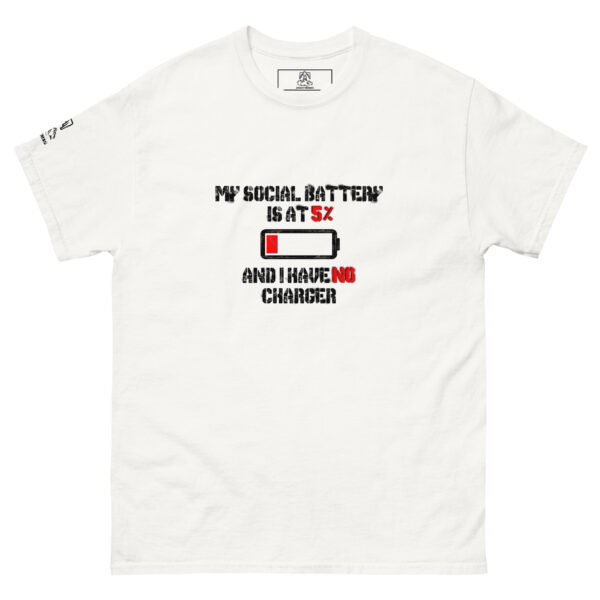 Social Battery Classic Unisex Tee - Image 5