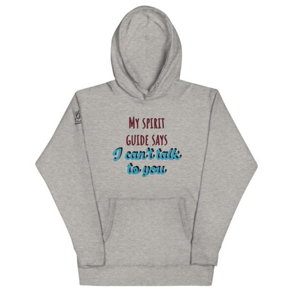 "My Spirit Guide Says I Can't Talk to You" Premium Unisex Hoodie