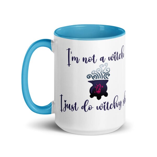 "I'm Not a Witch..." Mug with Color Inside - Image 5
